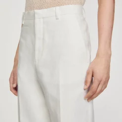 Pantalon En Lin Et Coton