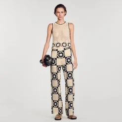 Pantalon En Maille Crochet