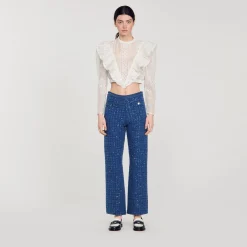 Pantalon En Maille Fantaisie
