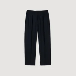 Pantalon Large à Plis