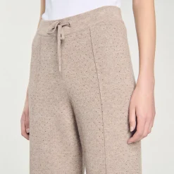 Pantalon Strassé En Maille