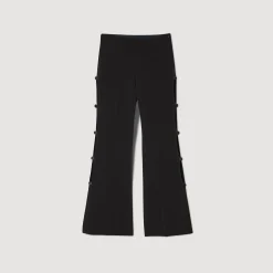 Pantalon évasé Ajouré Sur Les Côtés