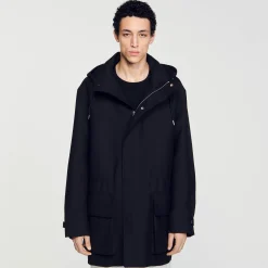 Parka Oversize En Tissu Technique