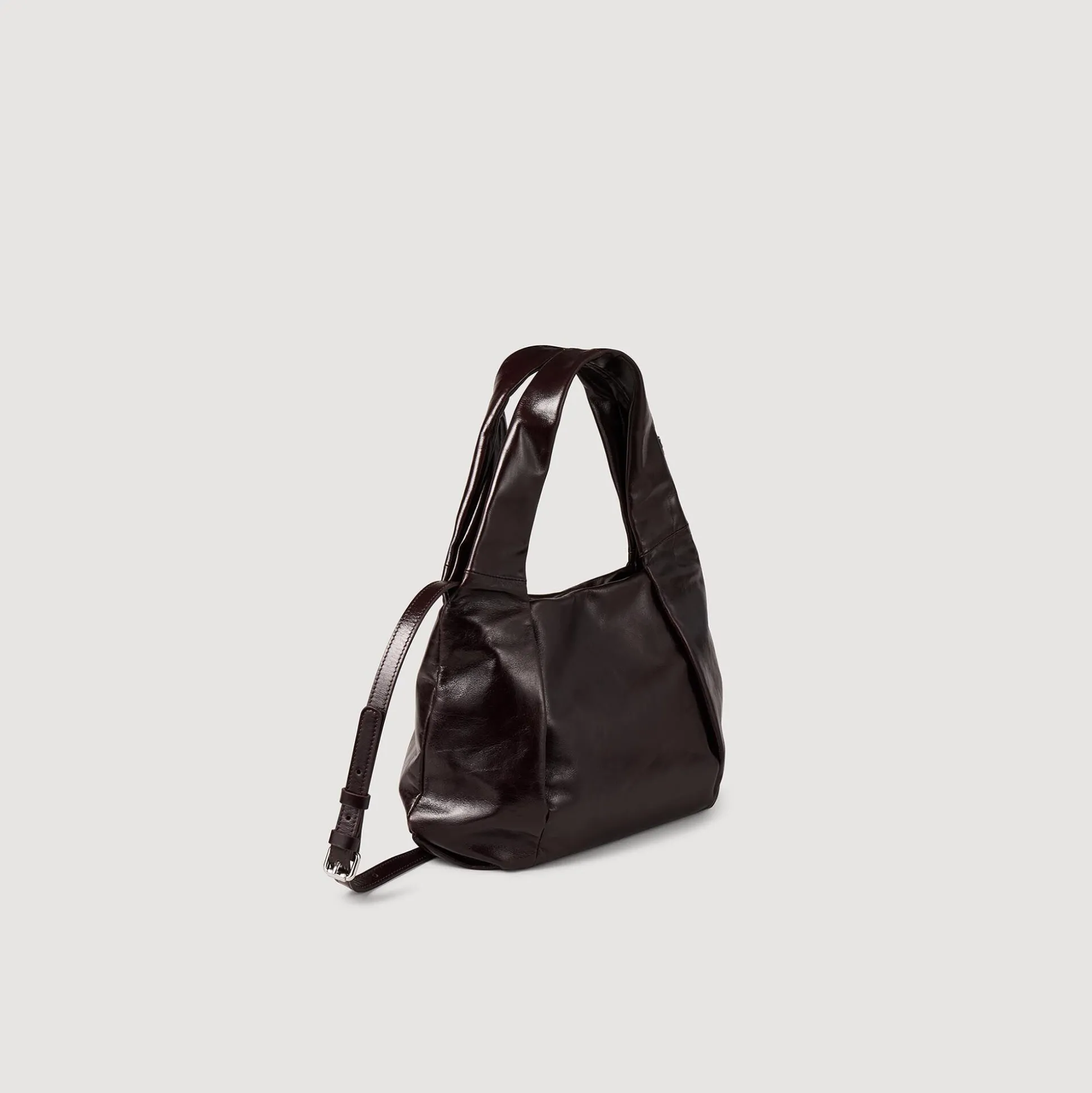 Petit Sac En Cuir Brillant