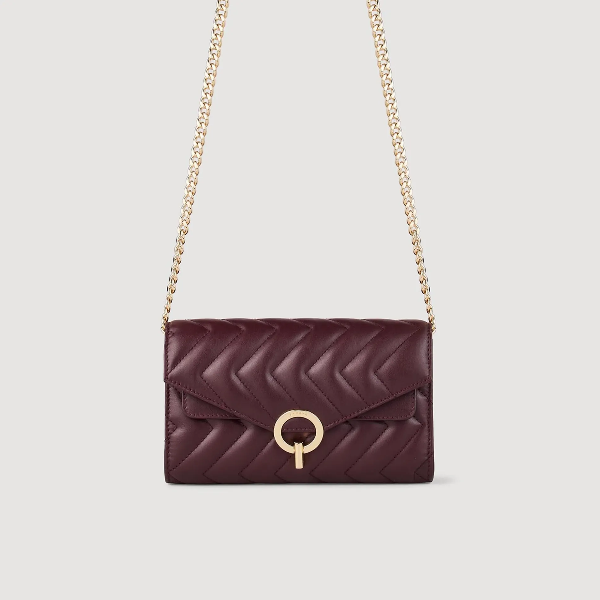 Pochette Crossbody En Cuir
