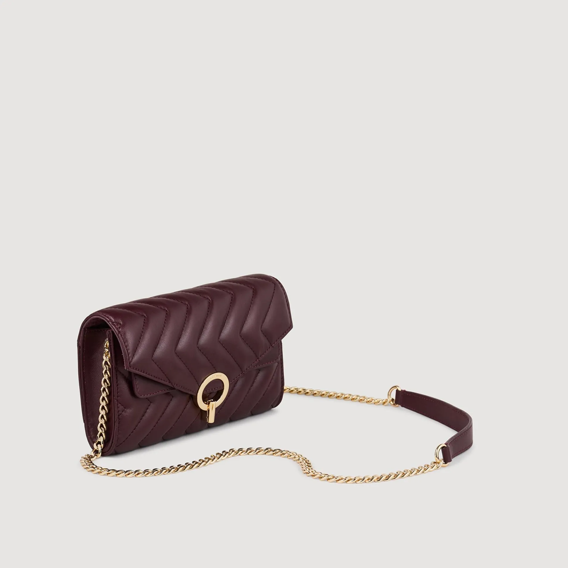 Pochette Crossbody En Cuir