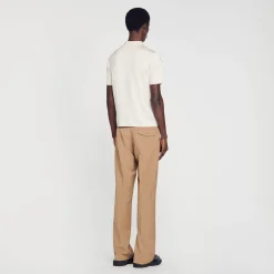 Polo En Maille à Manches Courtes