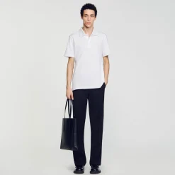 Polo Fleur En Coton