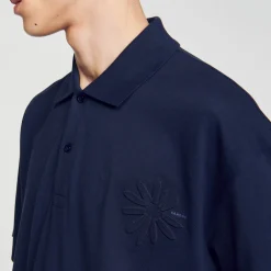Polo Fleur En Coton