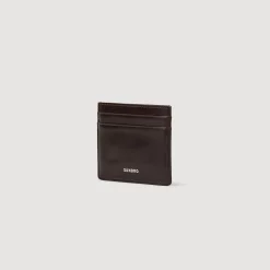 Porte-cartes En Cuir Glacé