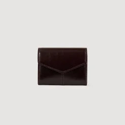 Porte-monnaie En Cuir Glacé