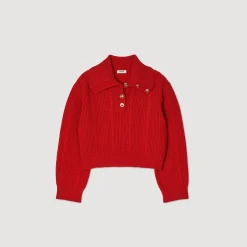 Pull à Col Boutonné