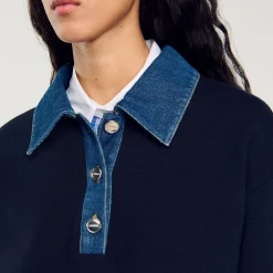 Pull à Col En Jean