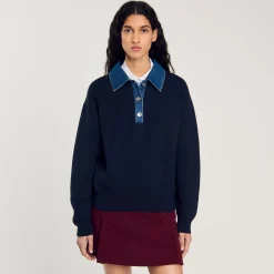 Pull à Col En Jean