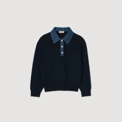 Pull à Col En Jean