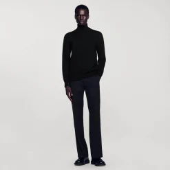 Pull à Col Roulé En Laine Homme