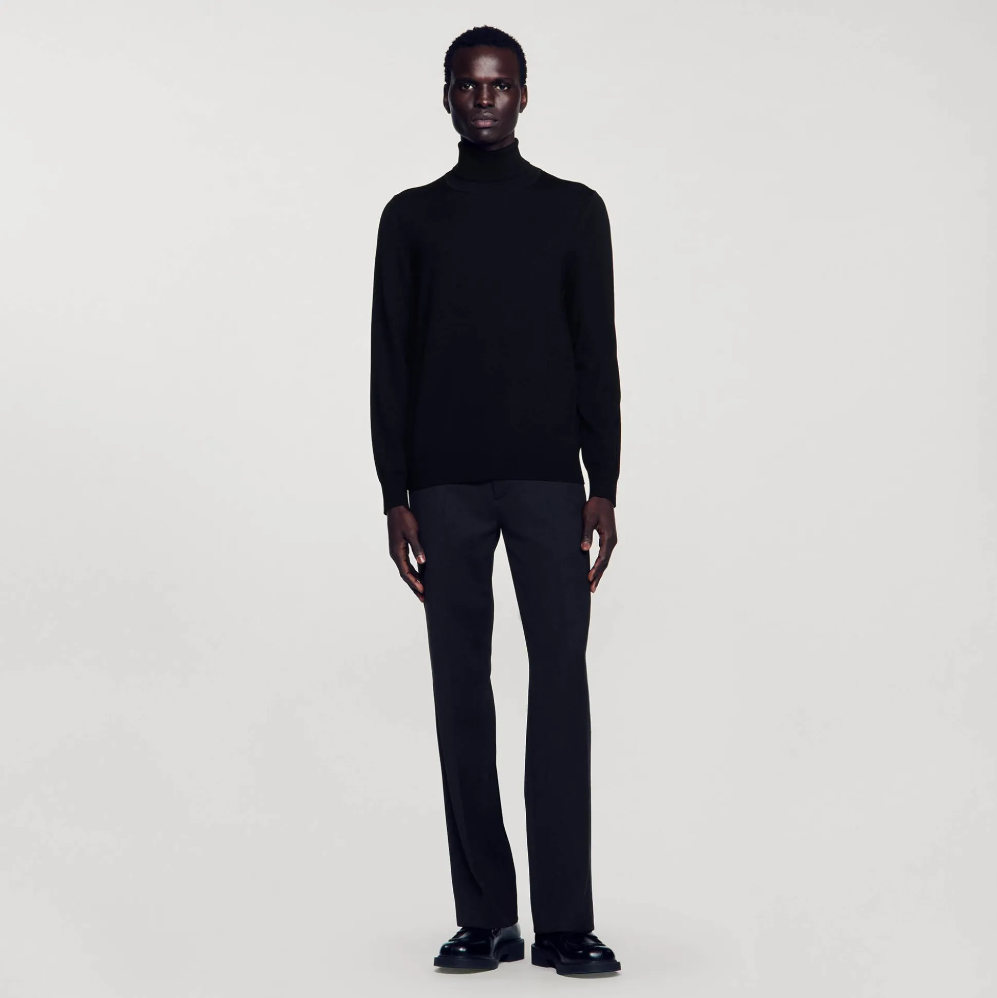 Pull à Col Roulé En Laine Homme