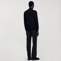 Pull à Col Roulé En Laine Homme
