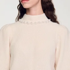 Pull à Côtes En Laine Et Cachemire