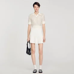 Pull Col Polo En Maille