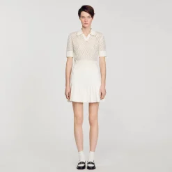 Pull Col Polo En Maille