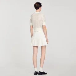 Pull Col Polo En Maille