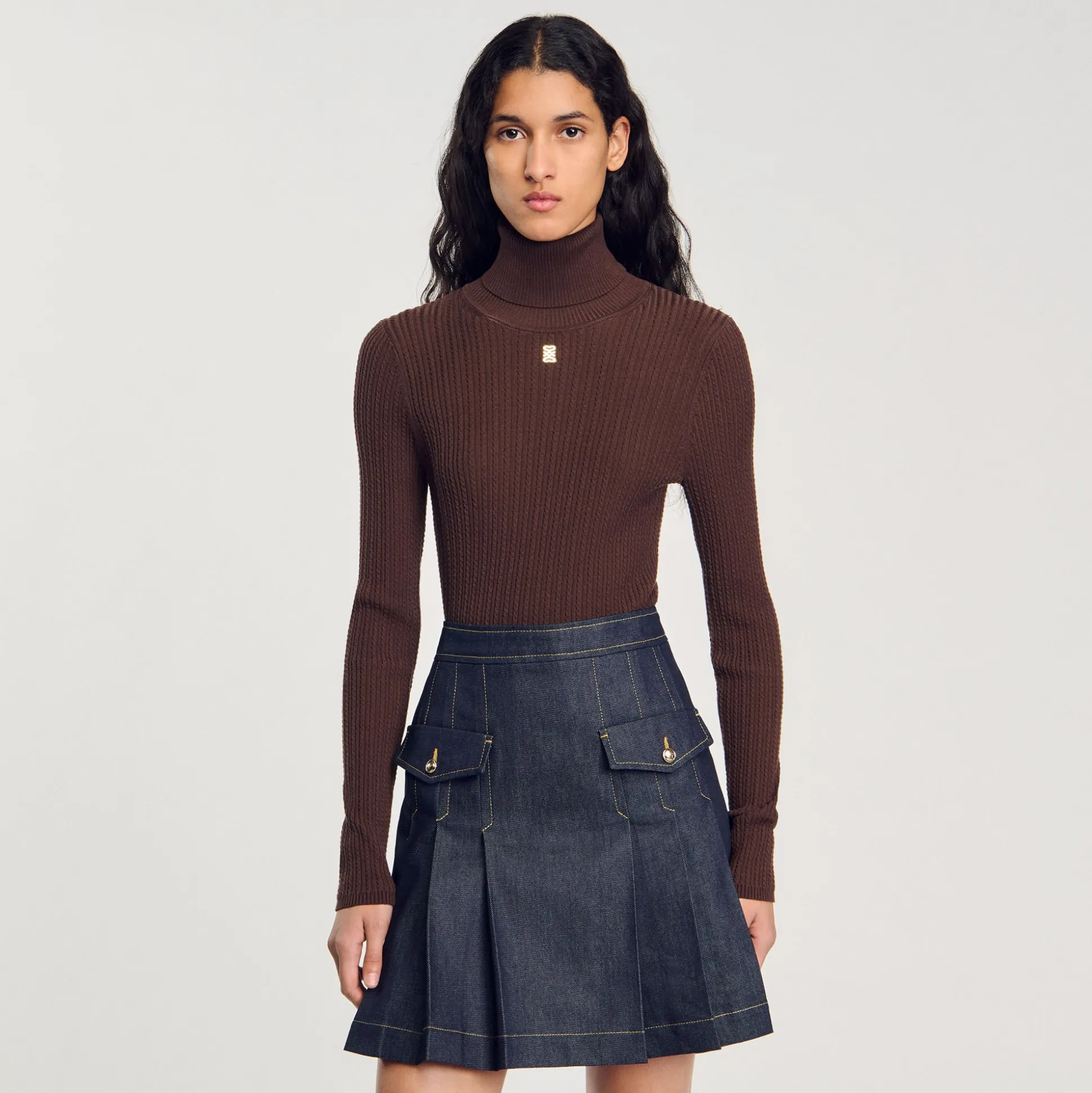 Pull Col Roulé