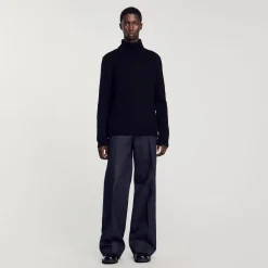 Pull Col Roulé Laine Et Cachemire