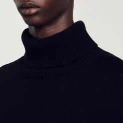 Pull Col Roulé Laine Et Cachemire