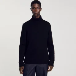 Pull Col Roulé Laine Et Cachemire