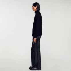 Pull Col Roulé Laine Et Cachemire