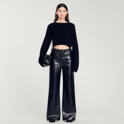 Pull Court En Cachemire Et Laine