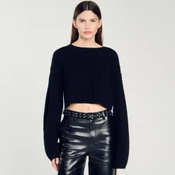 Pull Court En Cachemire Et Laine