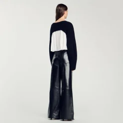 Pull Court En Cachemire Et Laine