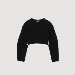 Pull Court En Cachemire Et Laine