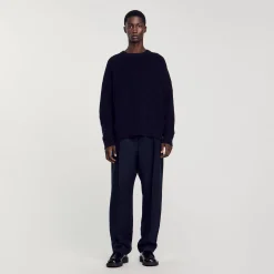 Pull Côtelé En Maille
