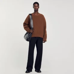 Pull Côtelé En Maille