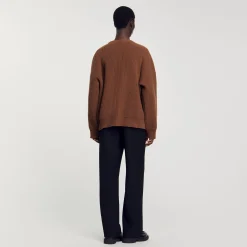 Pull Côtelé En Maille