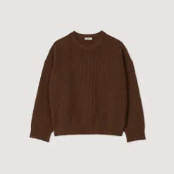 Pull Côtelé En Maille