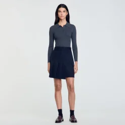 Pull En Maille à Côtes