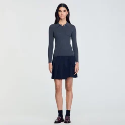 Pull En Maille à Côtes