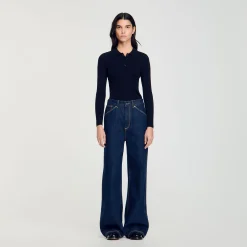 Pull En Maille à Côtes