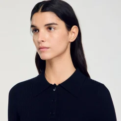 Pull En Maille à Côtes