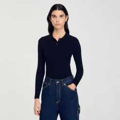 Pull En Maille à Côtes