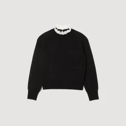 Pull En Maille Col Montant