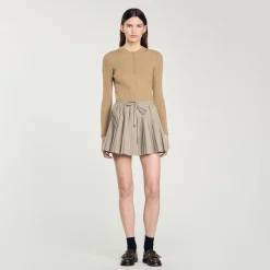 Pull En Maille Côtelée