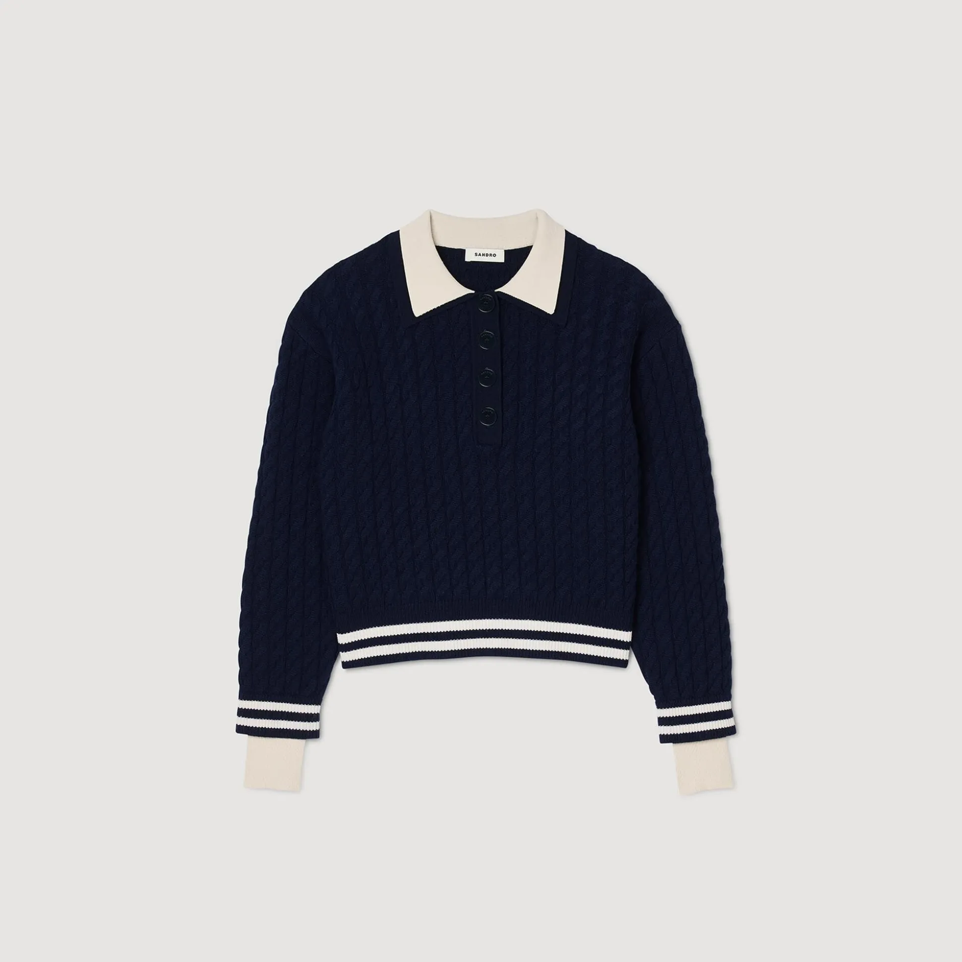 Pull En Maille Torsadée
