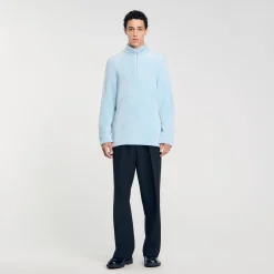 Pull En Polaire Bouclée