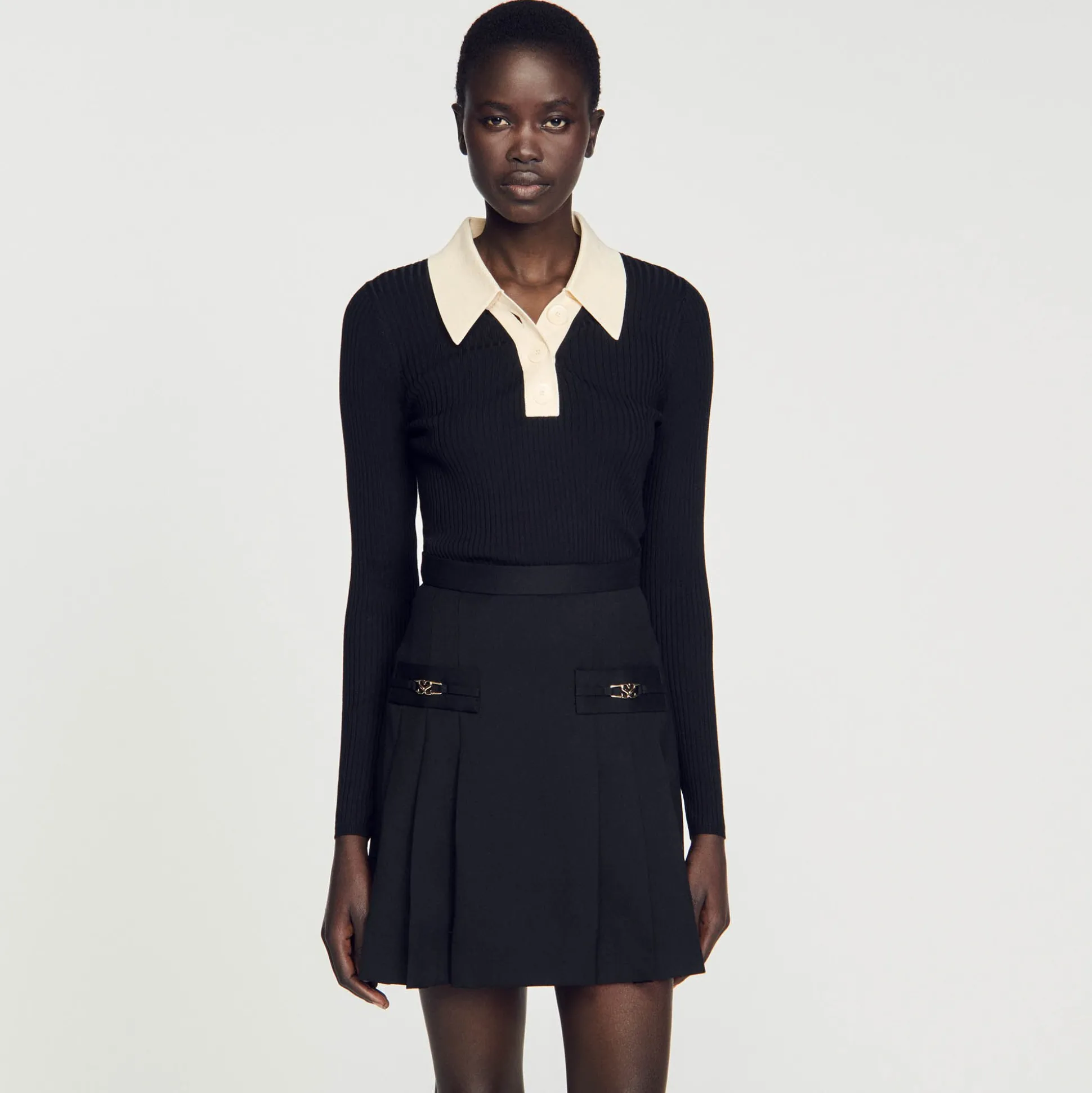 Pull Polo En Maille