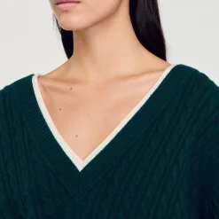 Pull Trompe L'œil En Maille